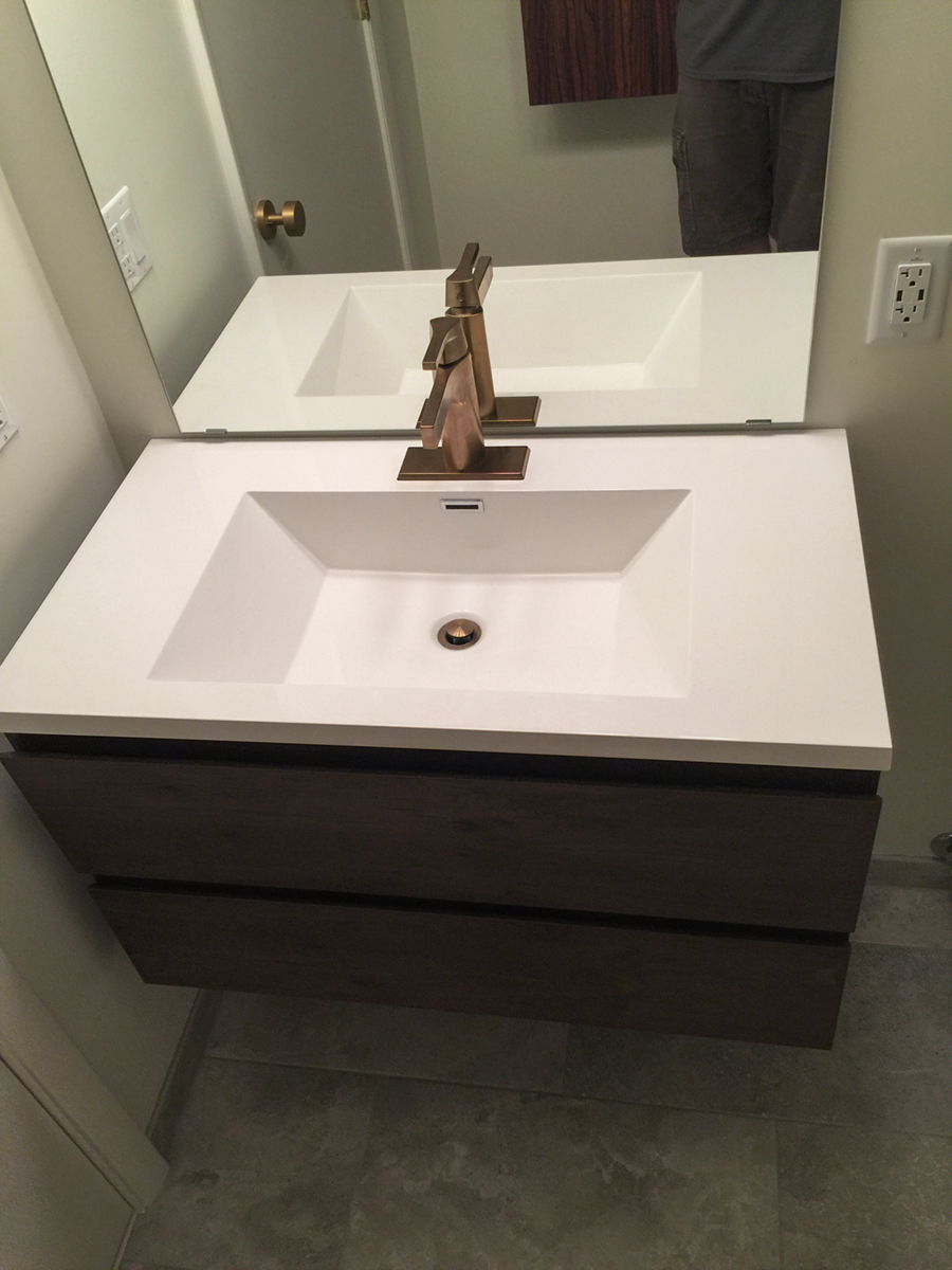 Basement Bathroom Addition - K and K Remodeling Inc